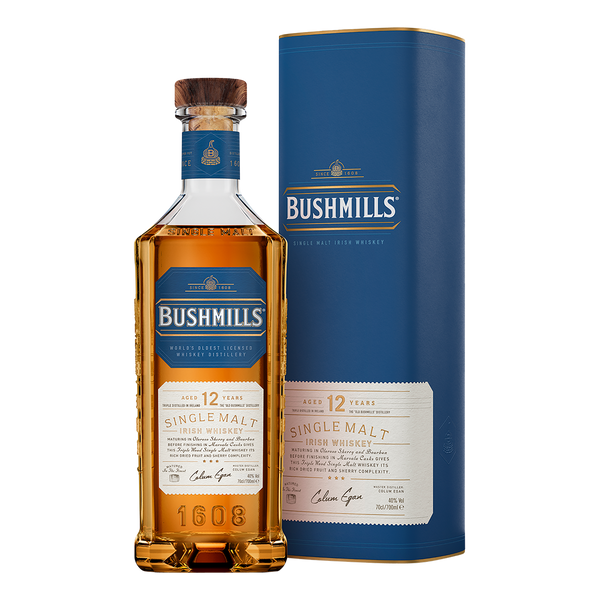 Bushmills 12 Year Old Single Malt Irish Whiskey 70cl