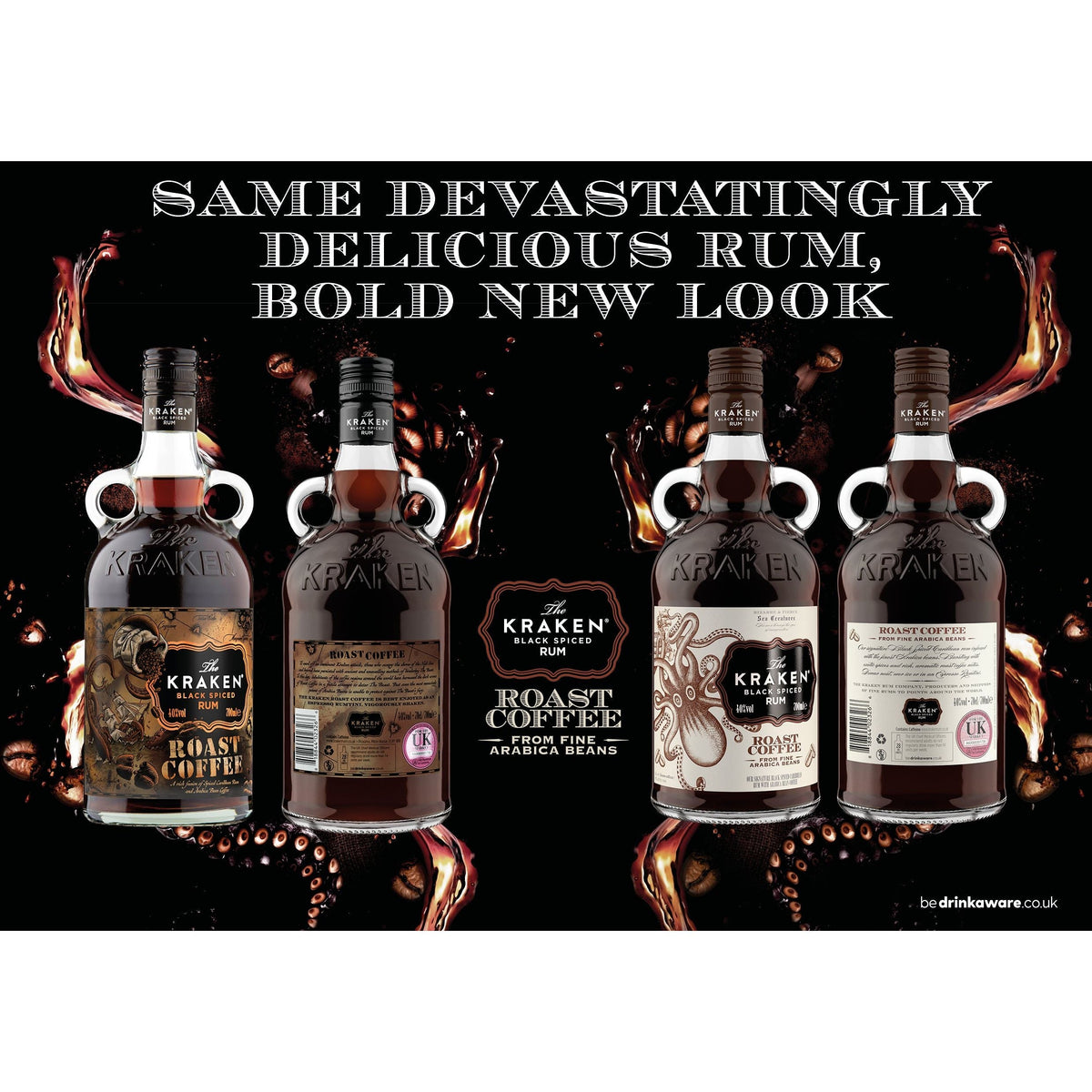 The Kraken Black Spiced Rum Roast Coffee 70cl House of Spirits