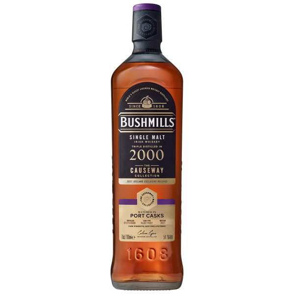 Bushmills Causeway Collection 2000 Port Cask Single Malt Irish Whiskey 70cl