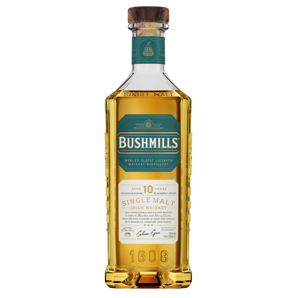 Bushmills 10 Year Old Single Malt Irish Whiskey 70cl