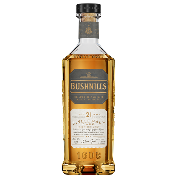 Bushmills 21 Year Old Single Malt Irish Whiskey 70cl