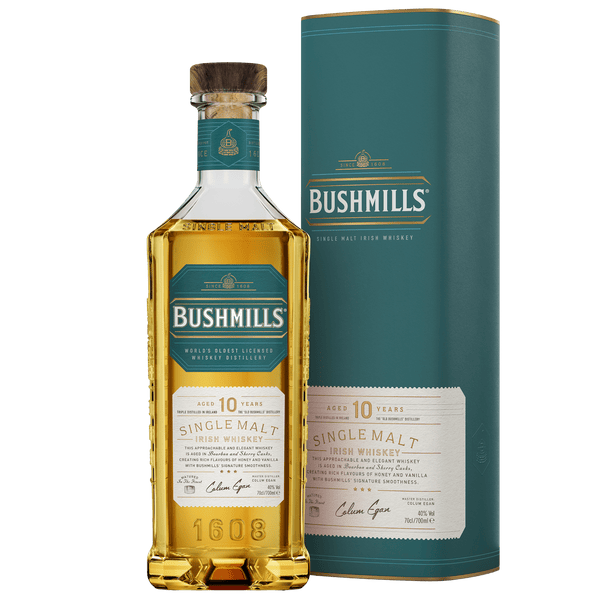 Bushmills 10 Year Old Single Malt Irish Whiskey 70cl - House of Spirits