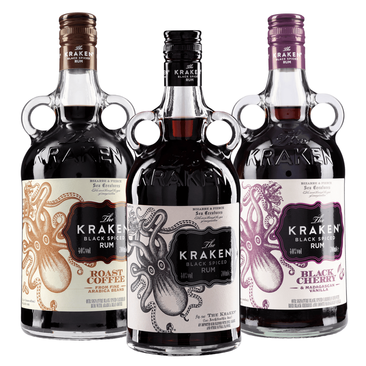 The Kraken Rum Full Range Bundle House of Spirits