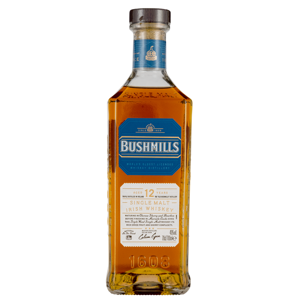 Bushmills 12 Year Old Single Malt Irish Whiskey 70cl