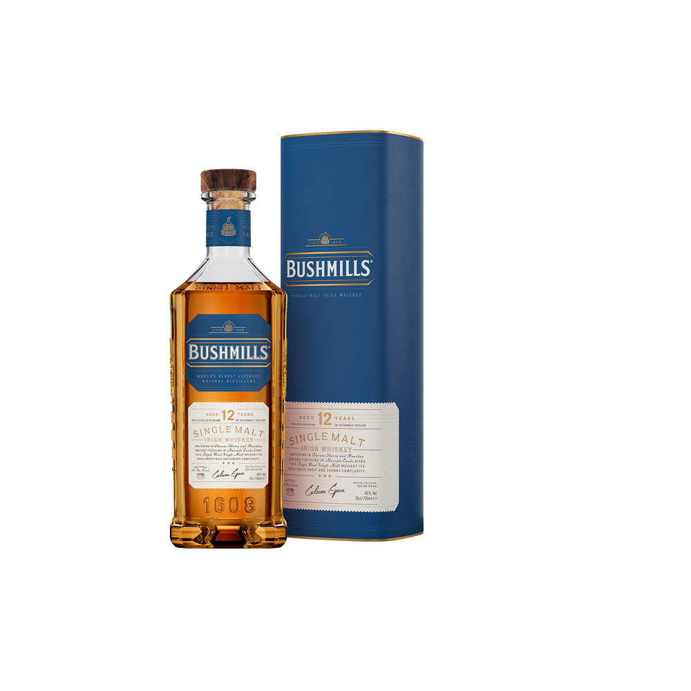 Bushmills 12 Year Old Single Malt Irish Whiskey 70cl
