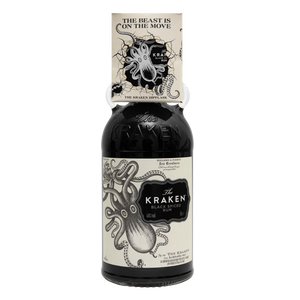 The Kraken Black Spiced Rum 1Ltr with Hip Flask