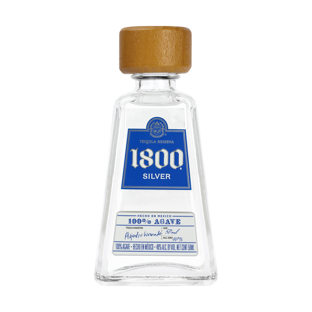 1800 Silver Tequila 10 x 5cl