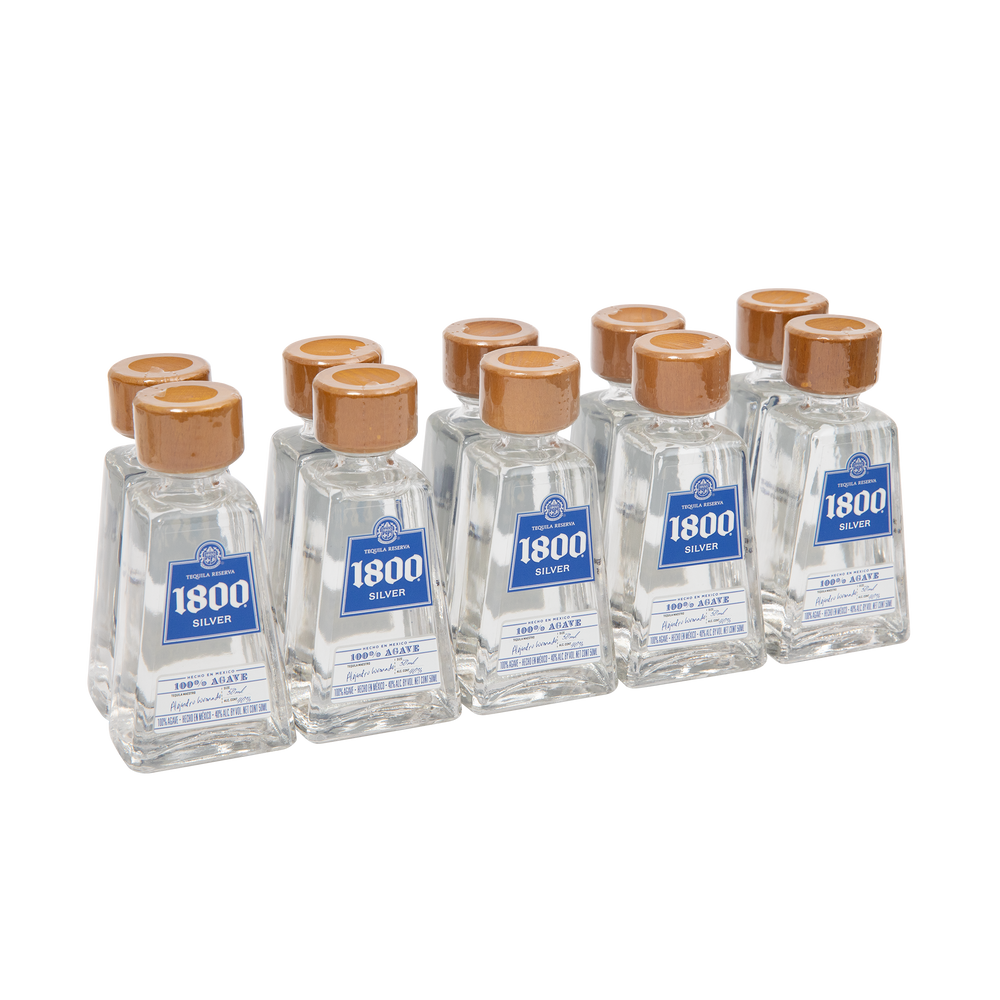 1800 Silver Tequila 10 x 5cl