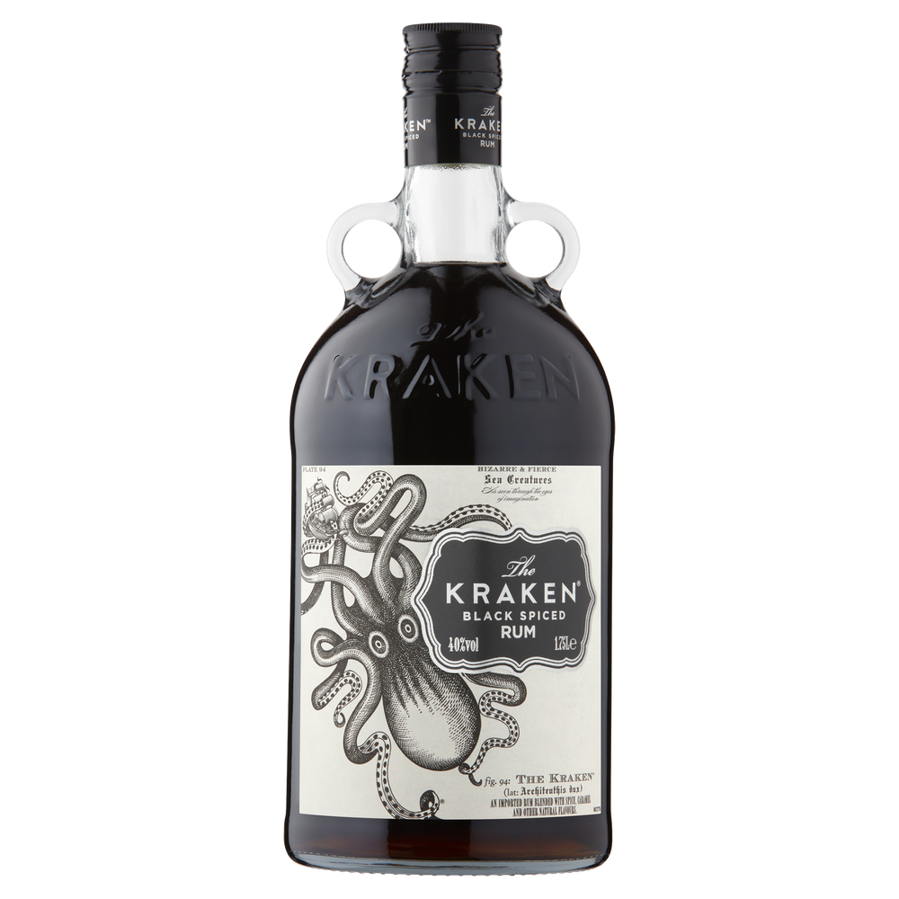 The Kraken Black Spiced Rum 1.75Ltr