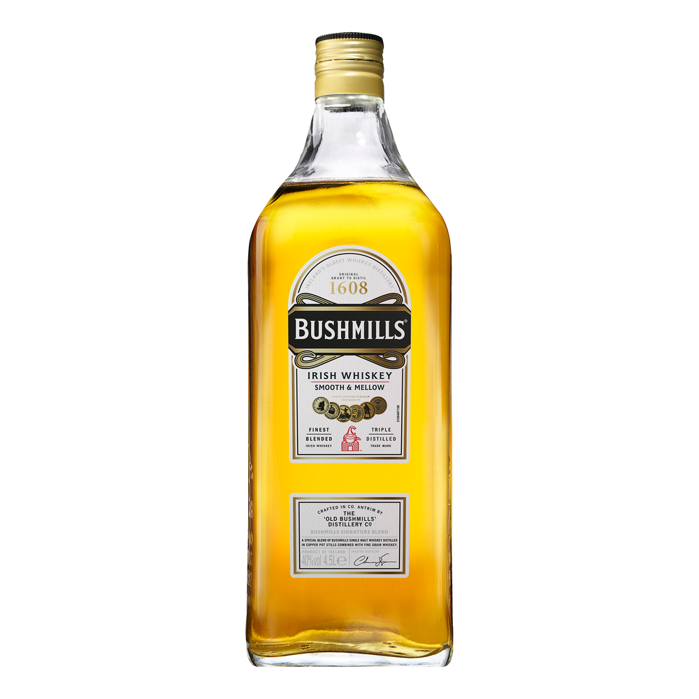 Bushmills Original Irish Whiskey 4.5Ltr Large Bottle