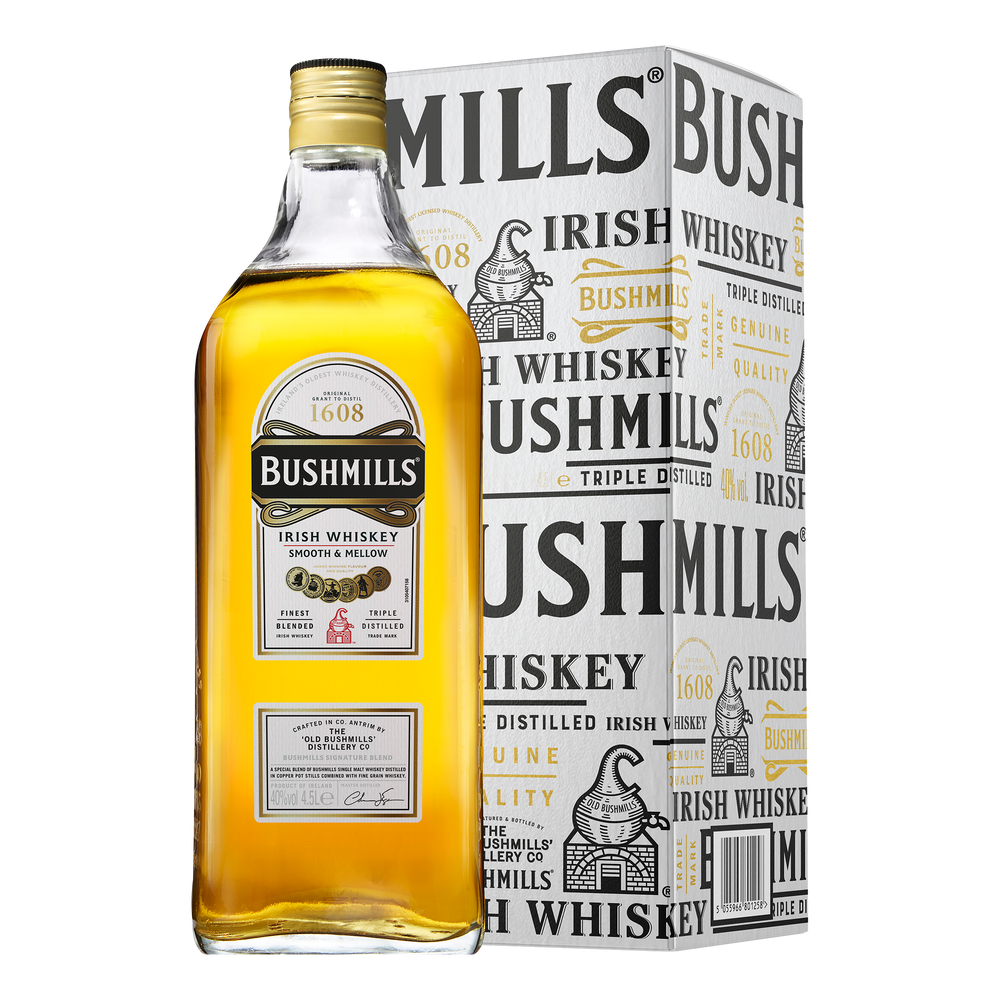 Bushmills Original Irish Whiskey 4.5Ltr Large Bottle