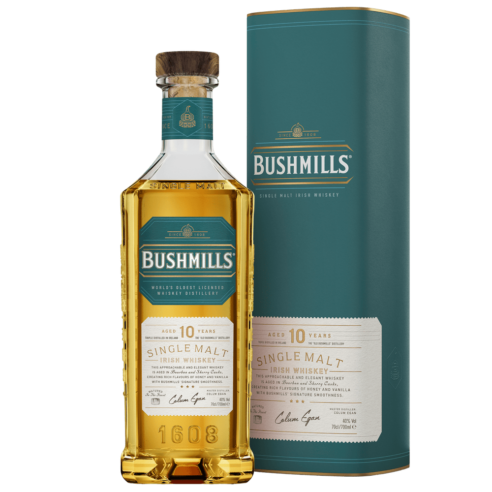 Bushmills 10 Year Old Single Malt Irish Whiskey 70cl - House of Spirits
