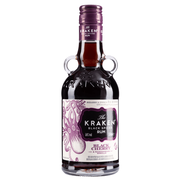 The Kraken Black Cherry and Madagascan Vanilla Black Spiced Rum 35cl