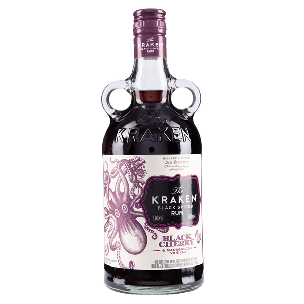 The Kraken Black Cherry and Madagascan Vanilla Black Spiced Rum 70cl –  House of Spirits