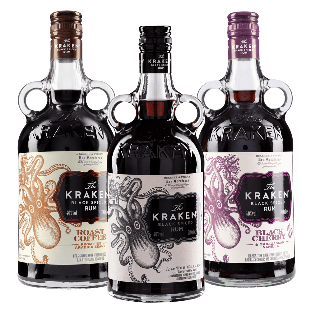 
            
                Load image into Gallery viewer, The Kraken Rum Full Range Bundle - House of Spirits
            
        