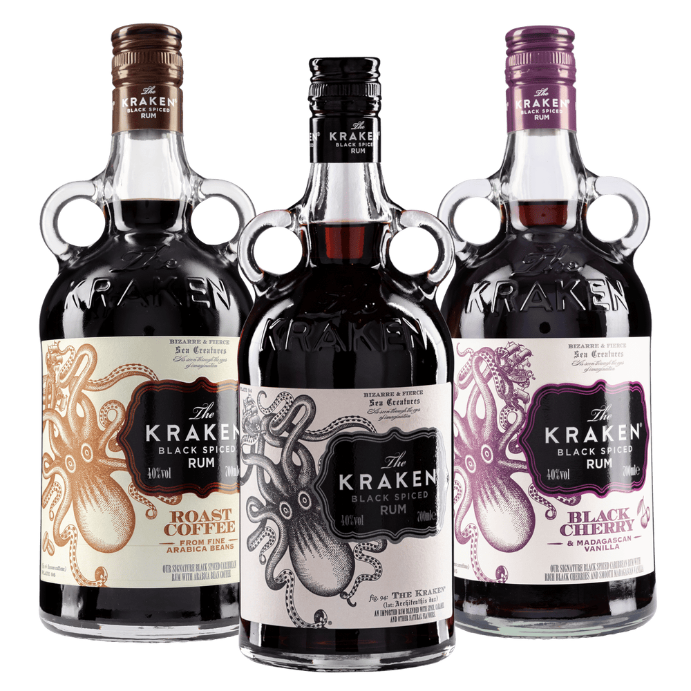 Kraken Rhum Display The Kraken Rum Full Range Bundle – House of Spirits
